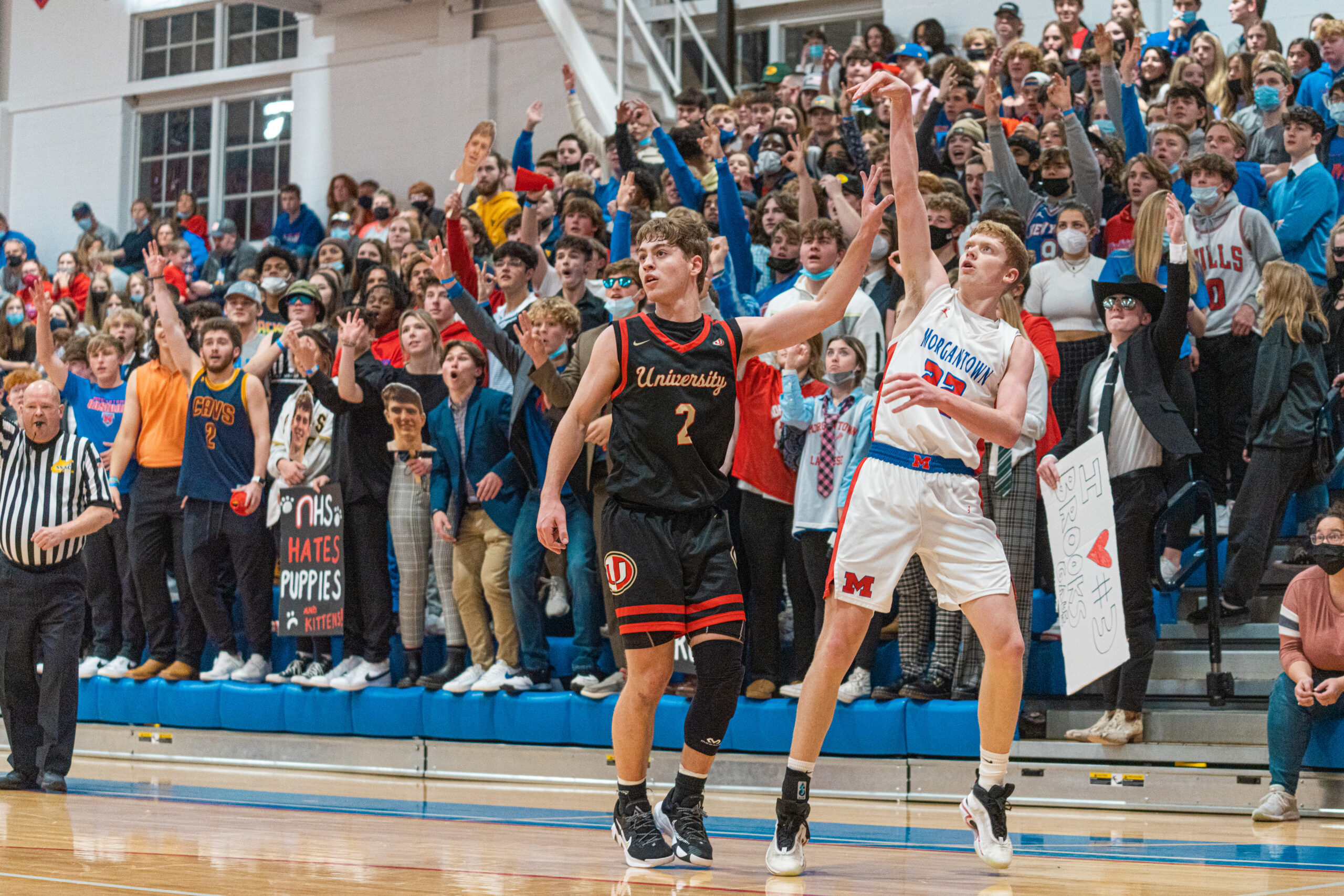 Morgantown  boys' basketball downs University 73-45, sweeps regular season series